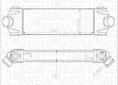 Magneti Marelli 351319204320 - Intercooler autozon.pro