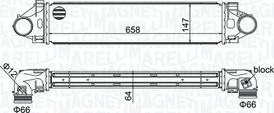 Magneti Marelli 351319205940 - Intercooler autozon.pro