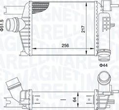 Magneti Marelli 351319205160 - Intercooler autozon.pro