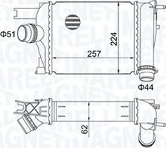 Magneti Marelli 351319205170 - Intercooler autozon.pro