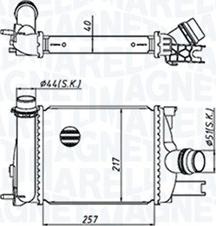 Magneti Marelli 351319205390 - Intercooler autozon.pro