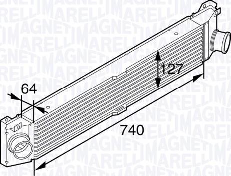 Magneti Marelli 351319201990 - Intercooler autozon.pro