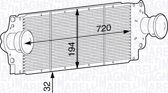 Magneti Marelli 351319201950 - Intercooler autozon.pro