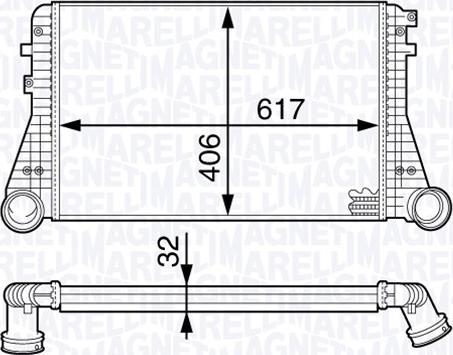 Magneti Marelli 351319201960 - Intercooler autozon.pro