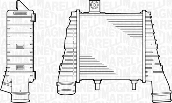 Magneti Marelli 351319201400 - Intercooler autozon.pro