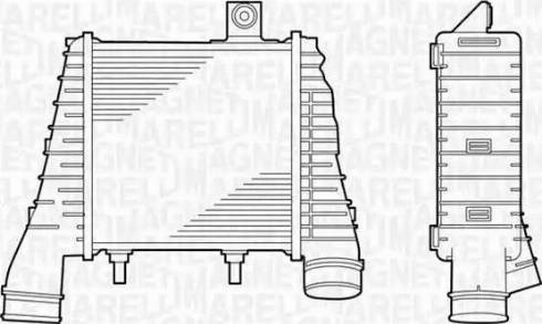 Magneti Marelli 351319201410 - Intercooler autozon.pro