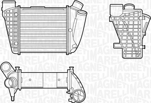 Magneti Marelli 351319201180 - Intercooler autozon.pro