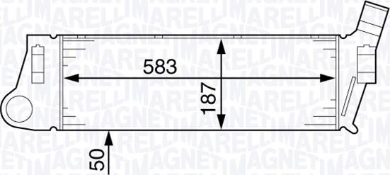 Magneti Marelli 351319201850 - Intercooler autozon.pro