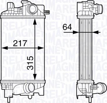 Magneti Marelli 351319203020 - Intercooler autozon.pro