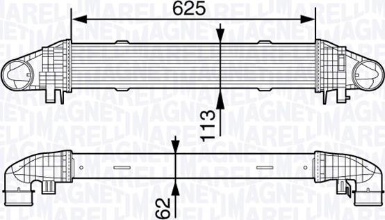 Magneti Marelli 351319203370 - Intercooler autozon.pro