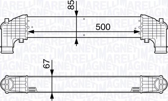 Magneti Marelli 351319202440 - Intercooler autozon.pro