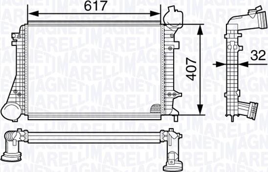 Magneti Marelli 351319202000 - Intercooler autozon.pro