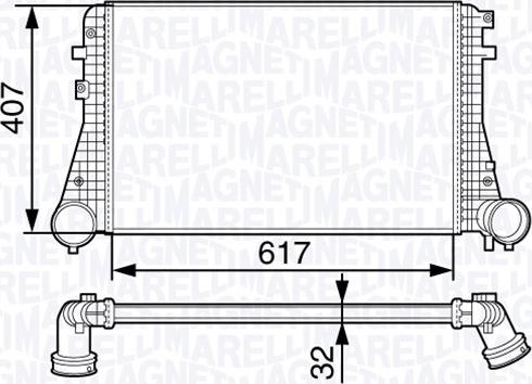 Magneti Marelli 351319202160 - Intercooler autozon.pro