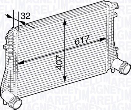 Magneti Marelli 351319202840 - Intercooler autozon.pro