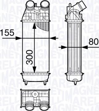 Magneti Marelli 351319202860 - Intercooler autozon.pro