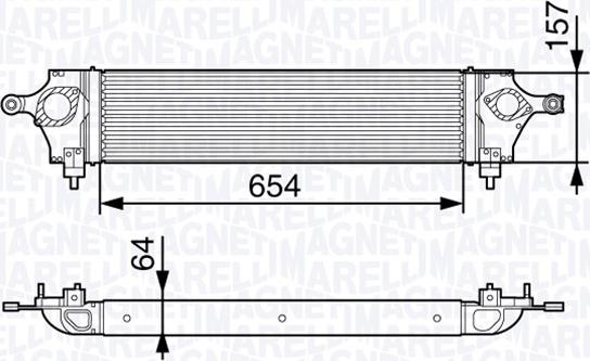 Magneti Marelli 351319202800 - Intercooler autozon.pro