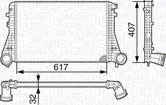 Magneti Marelli 351319202830 - Intercooler autozon.pro