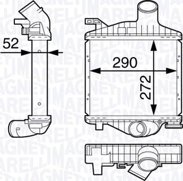 Magneti Marelli 351319202220 - Intercooler autozon.pro