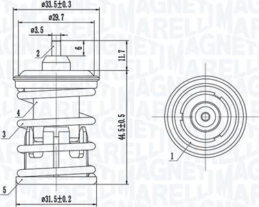 Magneti Marelli 352317005090 - Termostato, Refrigerante autozon.pro