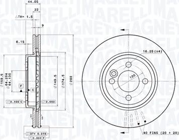 Magneti Marelli 360406090701 - Discofreno autozon.pro