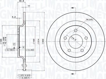 Magneti Marelli 360406091801 - Discofreno autozon.pro