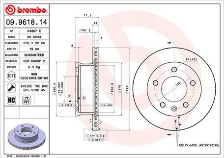 Magneti Marelli 360406098500 - Discofreno autozon.pro