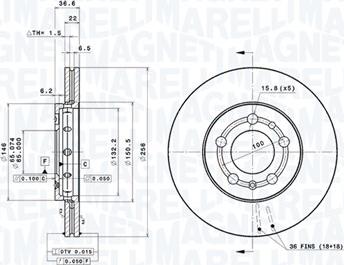 Magneti Marelli 360406049401 - Discofreno autozon.pro