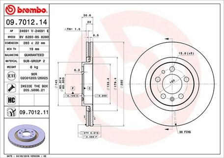 Magneti Marelli 360406049500 - Discofreno autozon.pro