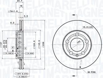 Magneti Marelli 360406049601 - Discofreno autozon.pro