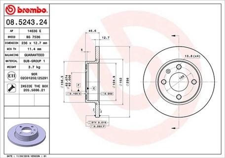 Magneti Marelli 360406045200 - Discofreno autozon.pro