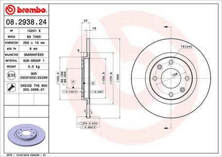 Magneti Marelli 360406040200 - Discofreno autozon.pro