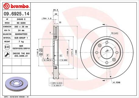 Magneti Marelli 360406040700 - Discofreno autozon.pro