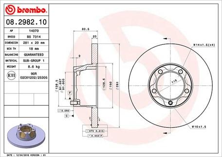 Magneti Marelli 360406048000 - Discofreno autozon.pro