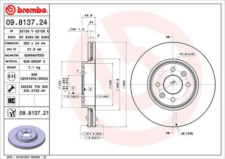 Magneti Marelli 360406043900 - Discofreno autozon.pro