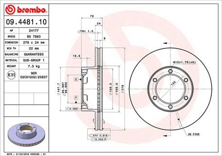 Magneti Marelli 360406042500 - Discofreno autozon.pro