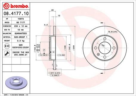 Magneti Marelli 360406047900 - Discofreno autozon.pro