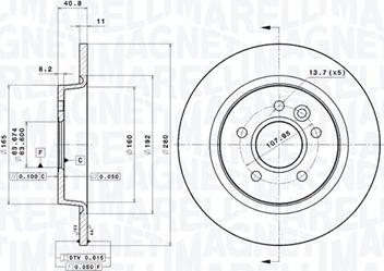 Magneti Marelli 360406059601 - Discofreno autozon.pro