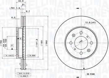 Magneti Marelli 360406059801 - Discofreno autozon.pro