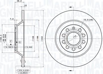 Magneti Marelli 360406054601 - Discofreno autozon.pro