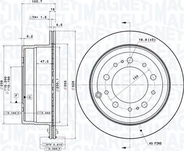 Magneti Marelli 360406055401 - Discofreno autozon.pro