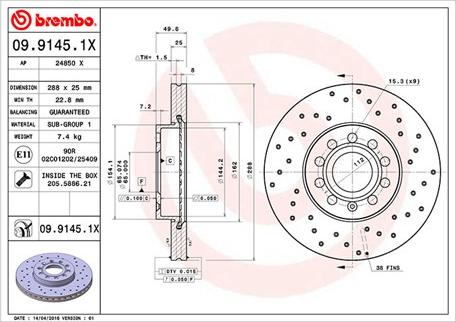 Magneti Marelli 360406050502 - Discofreno autozon.pro