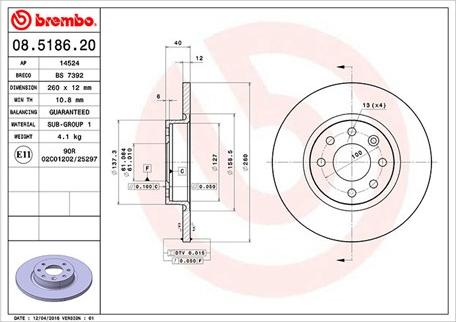 Magneti Marelli 360406051000 - Discofreno autozon.pro