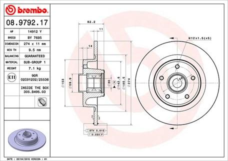 Magneti Marelli 360406058000 - Discofreno autozon.pro