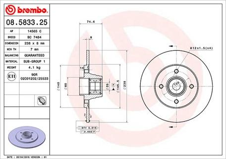 Magneti Marelli 360406053100 - Discofreno autozon.pro