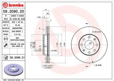 Magneti Marelli 360406052300 - Discofreno autozon.pro