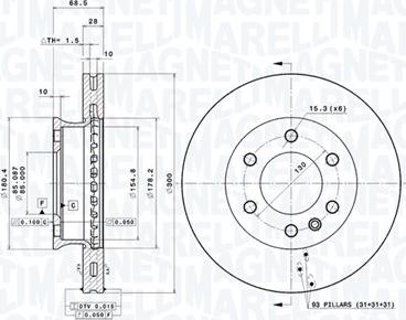 Magneti Marelli 360406057101 - Discofreno autozon.pro