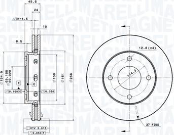 Magneti Marelli 360406069001 - Discofreno autozon.pro