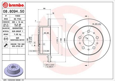 Magneti Marelli 360406065100 - Discofreno autozon.pro