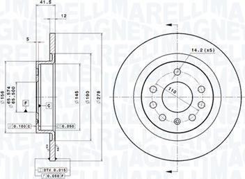 Magneti Marelli 360406065801 - Discofreno autozon.pro