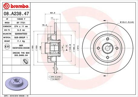 Magneti Marelli 360406061000 - Discofreno autozon.pro